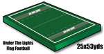 Under The Lights Flag Football 25x50 yd with 5 yd End Zones - Port - a - field