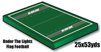 Under The Lights Flag Football 25x53 yd with 5 yd End Zones - Port - a - field