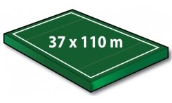 International Ultimate Field 37x110m with 18 Meter Endzones - Port-a-field